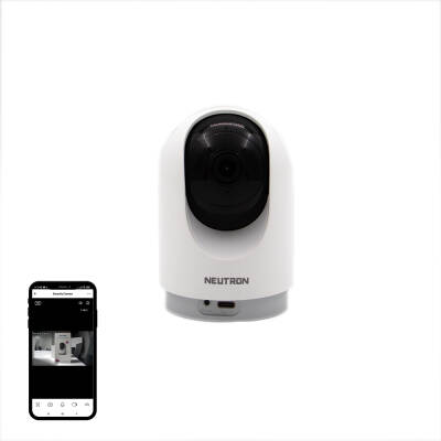 Neutron 3MP İç Mekan Pan/Tilt IP Güvenlik Kamerası - Neutron