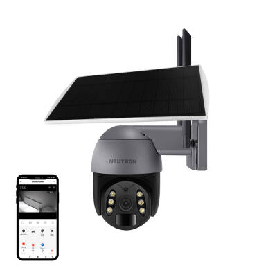 Neutron 3MP Wifi Pan/Tilt IP Solar Kamera - Neutron