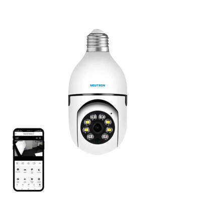 Neutron Duya Takılan Pan/Tilt 3MP Akıllı Güvenlik Kamerası - Neutron