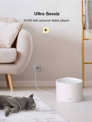 Neutron Ultraviyole Temizleyen Evcil Hayvan Akıllı Su Kabı - 5