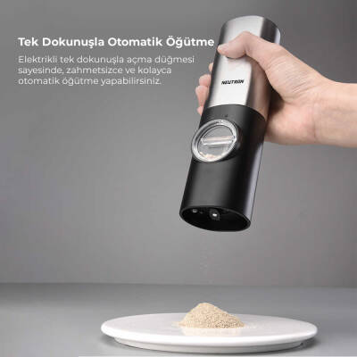Neutron Pilli Tuz ve Baharat Öğütücü İkili - 6