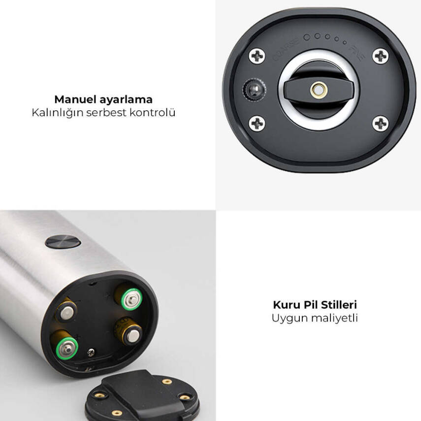 Neutron Pilli Tuz ve Baharat Öğütücü İkili - 13