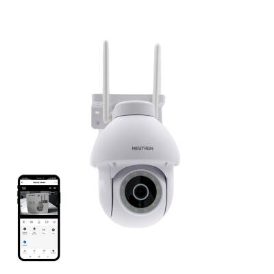 Neutron Kablosuz Dış Ortam Pan/Tilt 3MP IP Kamera - Neutron