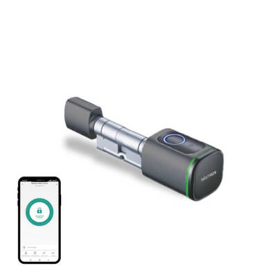 Neutron Akıllı Kapı Kilidi Siyah, Parmak izi, Anahtar, Kart - Neutron