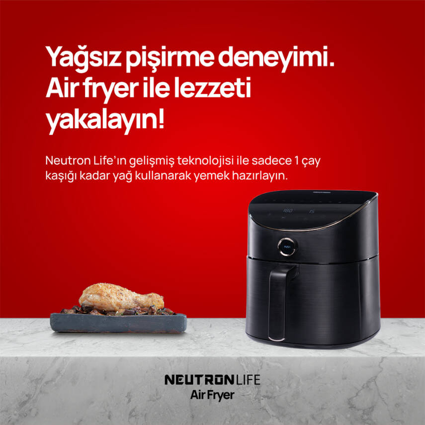 Neutron Smart Air Fryer Akıllı Fritöz XL 5.5 Litre - 5