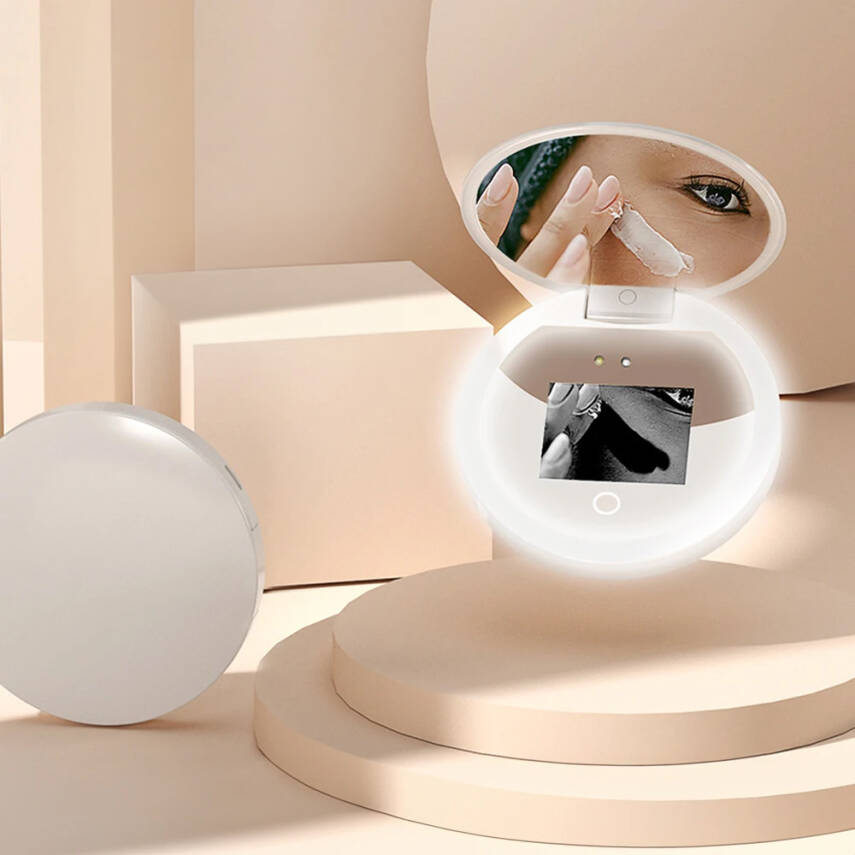 Neutron UV Kameralı Taşınabilir Kompakt Makyaj Aynası - 4