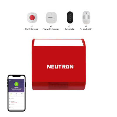 Neutron Kablosuz Akıllı Dış Mekan Kablosuz Alarm Seti - Neutron